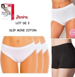 pack culotte coton janira